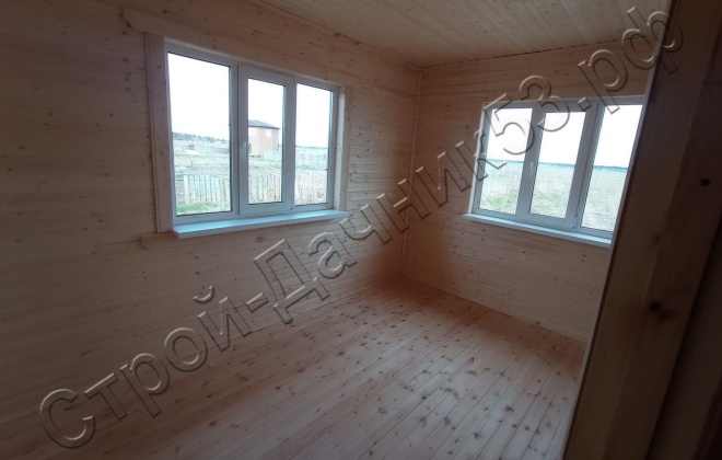 4 Брусовой дом ОД–14, 7×8, 56М², Ленинградская область, Волосовский район, деревня Торосово (9)